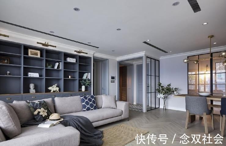 客厅|她家118㎡新房,一入户就把人迷住,全屋干净整洁到令人羡慕,美