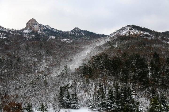 今冬|石岛今冬第一场雪如约而至，好美啊