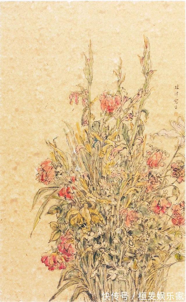 生命&画家对生命的理解可能都在她的画中,用一束花来表达自己的想法