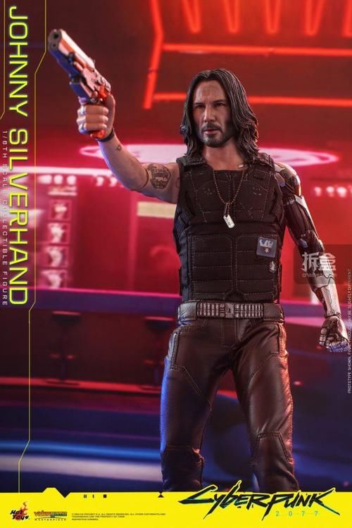 Hot|Hot Toys 发布《赛博朋克 2077》强尼?银手 1:6 比例珍藏人偶