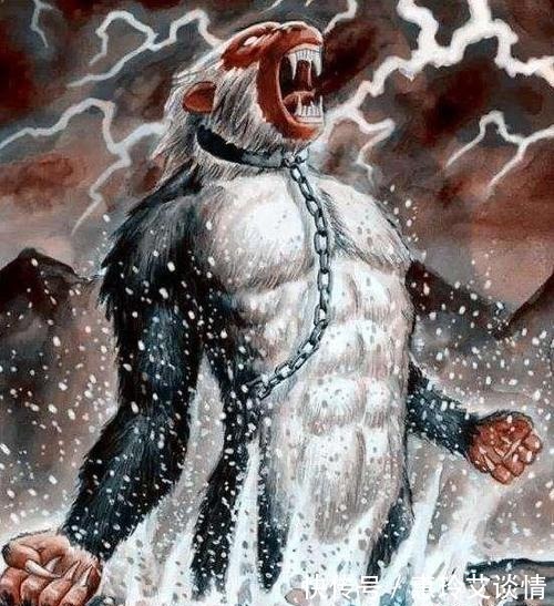 猴型|传说中四耳的猴型水怪--《山海经》异兽“长右”