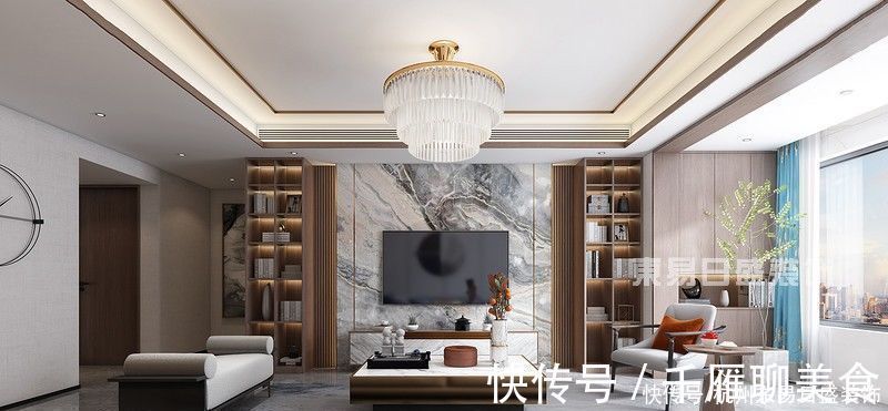 设计|118平米新房装修,江南烟雨,风雅缭绕,美疯了的新中式设计