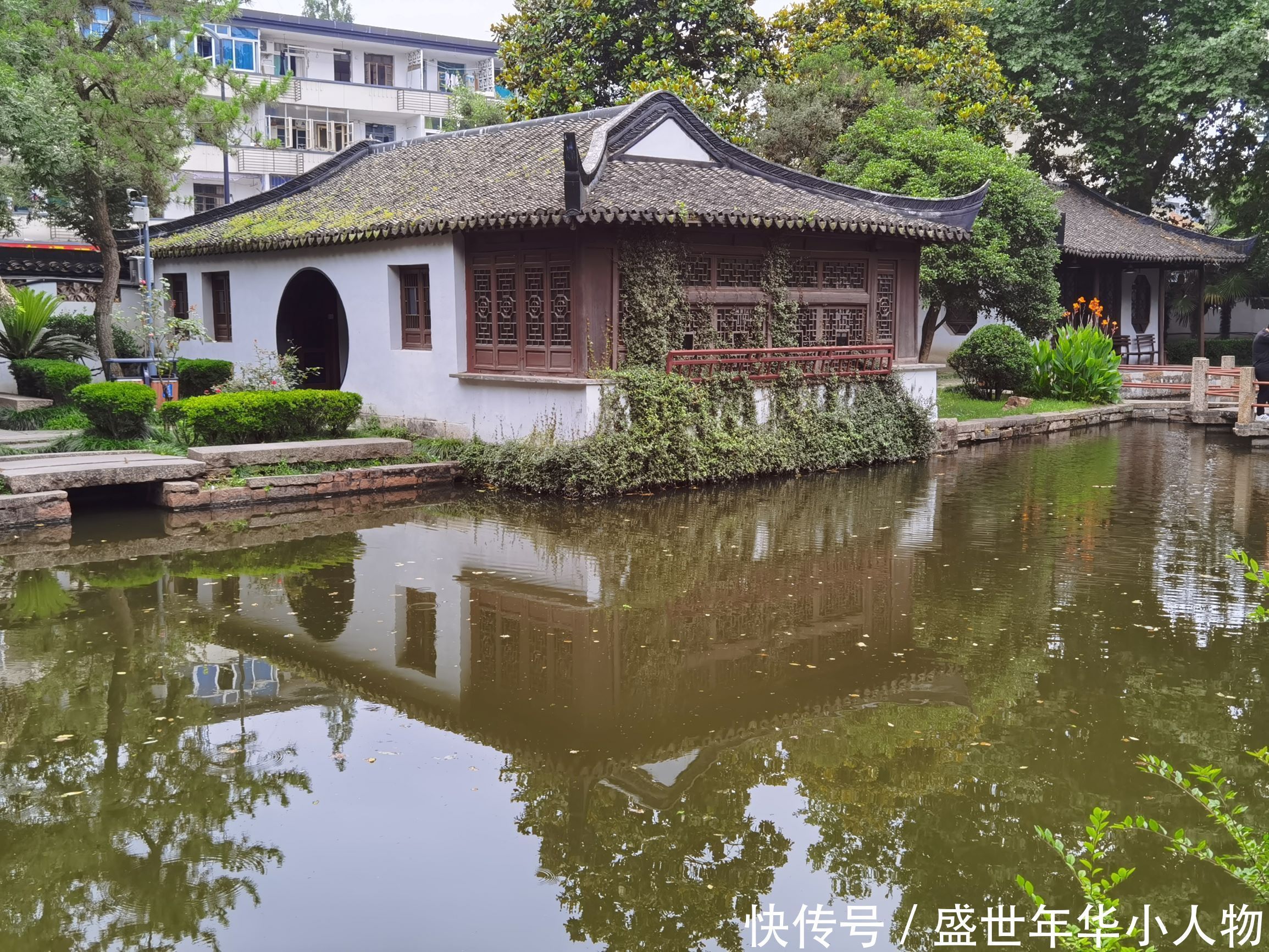 清代|清代著名学者、文学家朱彝尊故居“曝书亭”是座古色古香的江南小园林