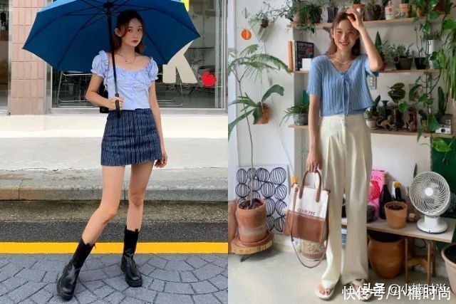 宝宝|让人好心动！女生夏季‘宝宝蓝’色系日常搭配推荐，清新又甜美