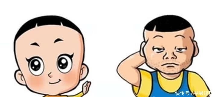 当动漫角色老了后,大头儿子变壮汉,看到它:它又不可能老!