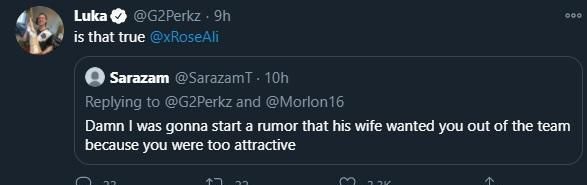 离队|《英雄联盟》G2 战队选手 Perkz 确认离队