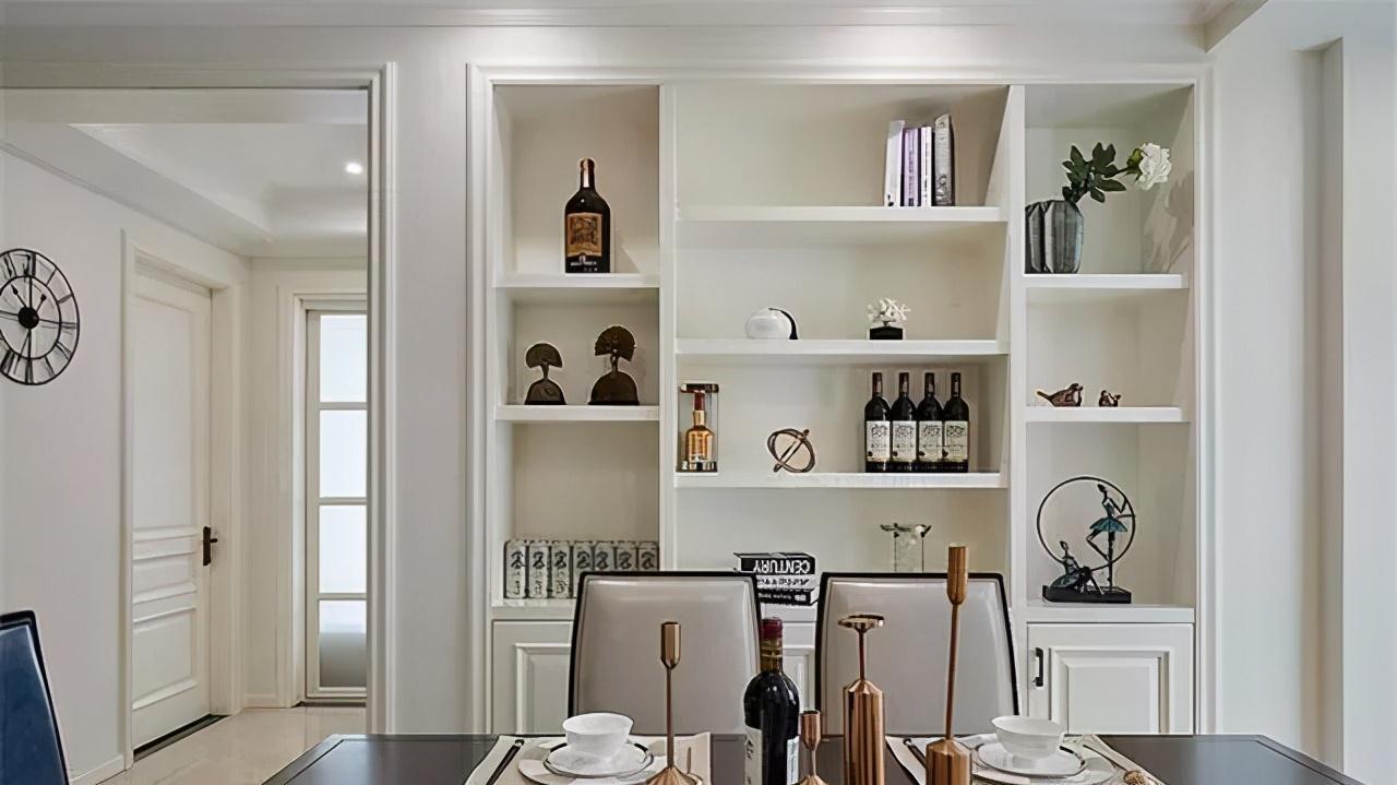 石膏板|美式风新房装修完工,入户就被玄关所迷住,整屋装修真的超大气