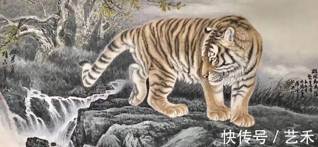 罗素!著名实力派画家纪果作品《王者雄风》罗素国际拍卖圆满成功