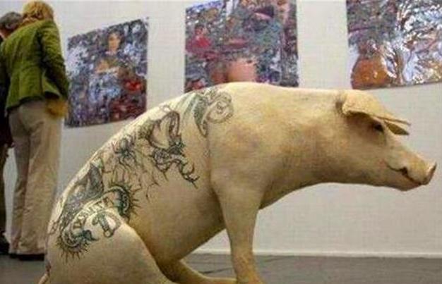 香奈儿$小伙执意给猪纹身,没想到竟被香奈儿看中,一张猪皮狂卖70万