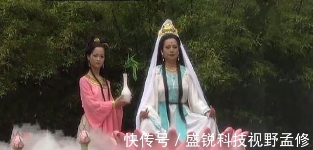 甘露水#孙悟空拿不动玉净瓶，为何观音侍女拿得轻松？你看这侍女前身是谁