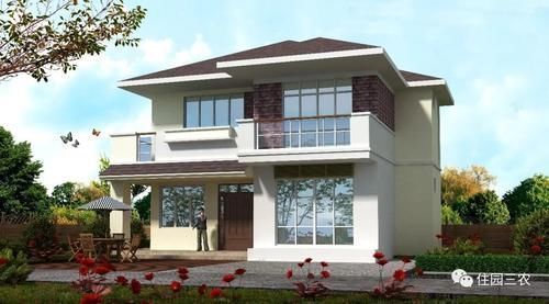 房子|面宽11米,4室1厅还有书房,建房拿不定主意时,就以这栋别墅做参考挺好