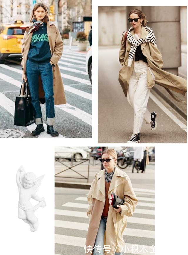 撞衫 风衣+阔腿裤=永不过时的气质精，时髦又高级！