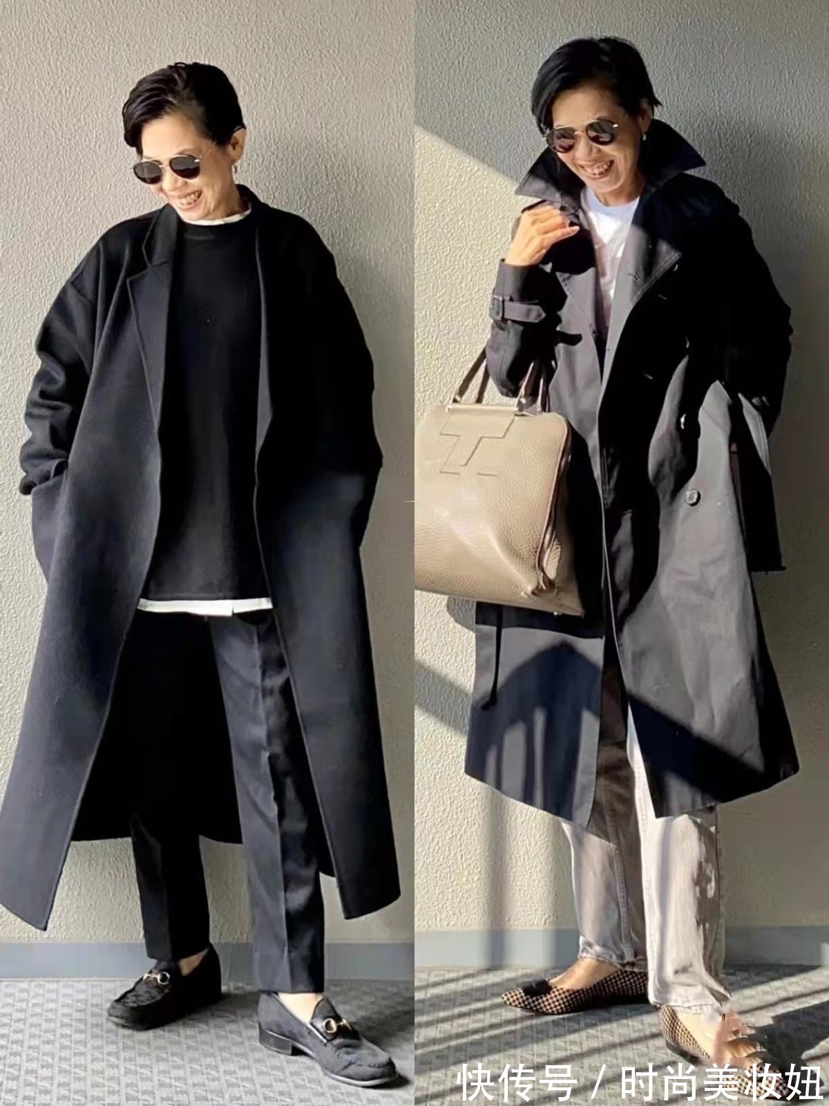 保暖|50岁女人冬季就该这样穿,简约大气又保暖,照穿气质翻倍