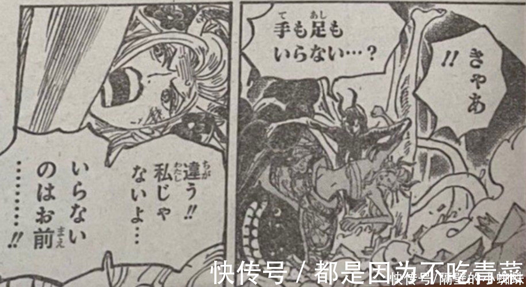 小蜘蛛|海贼王1021话，“恶魔”罗宾超可怕，黑玛利亚想逃跑，结果被秒杀