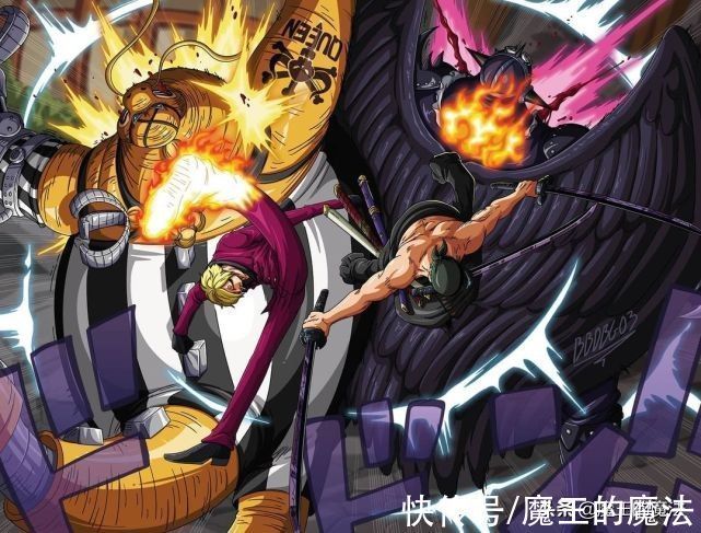 灾烬|海贼王:三灾烬比奎因强在哪里?唯快不破,依旧是强者定律