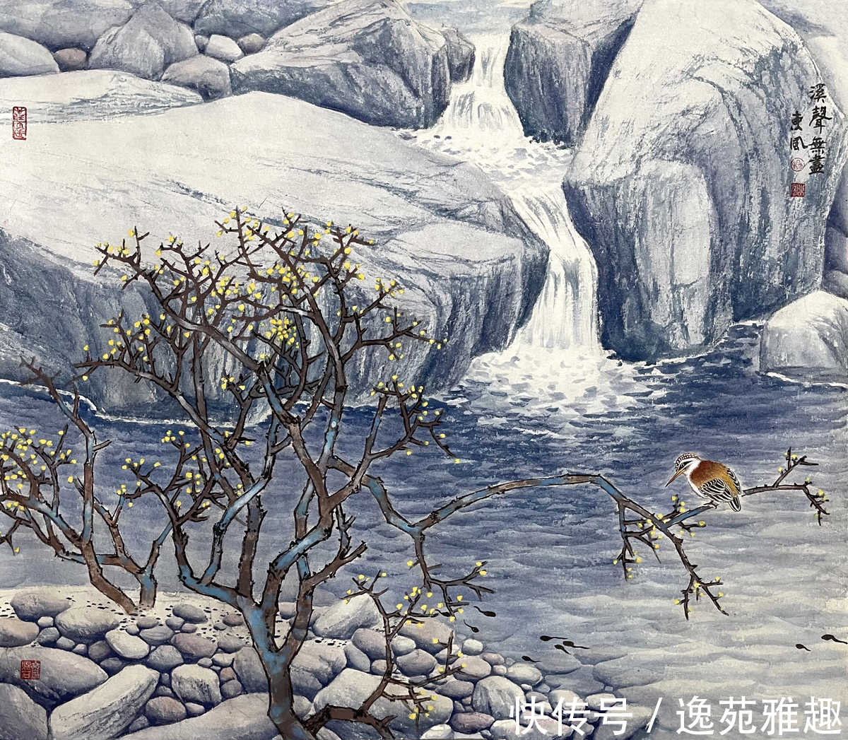 书画$「作品欣赏」静,是美的极致,画家杨东风作品欣赏