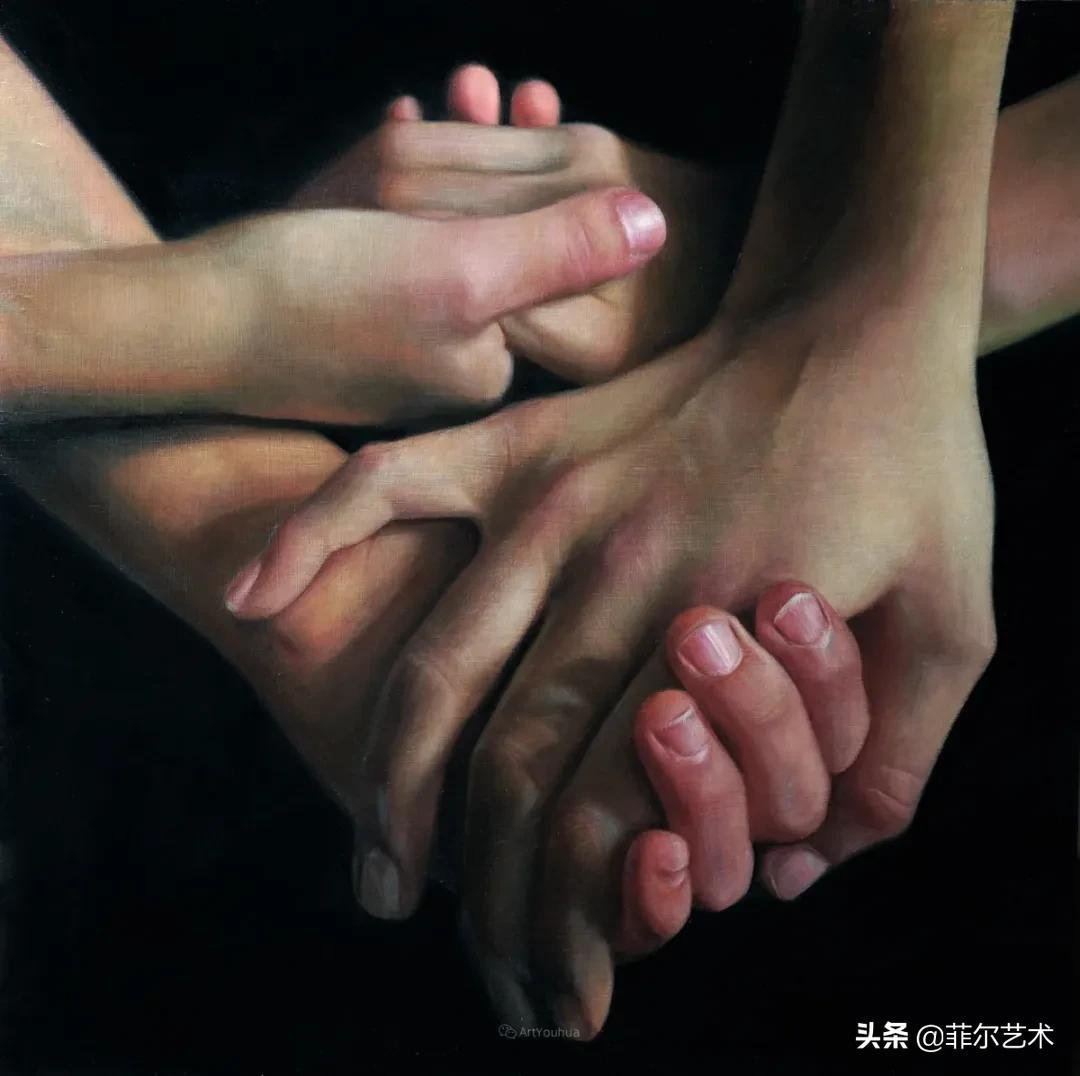 安妮·罗达!法国画家安妮·罗达超高清、超写实人物油画作品欣赏