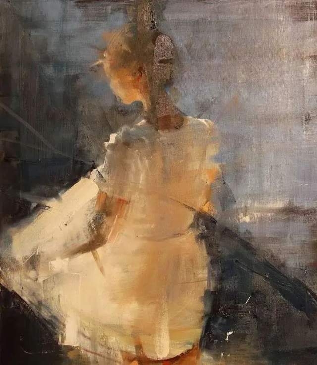 油画颜料|她以生动、动感和现代的笔触,描绘画面