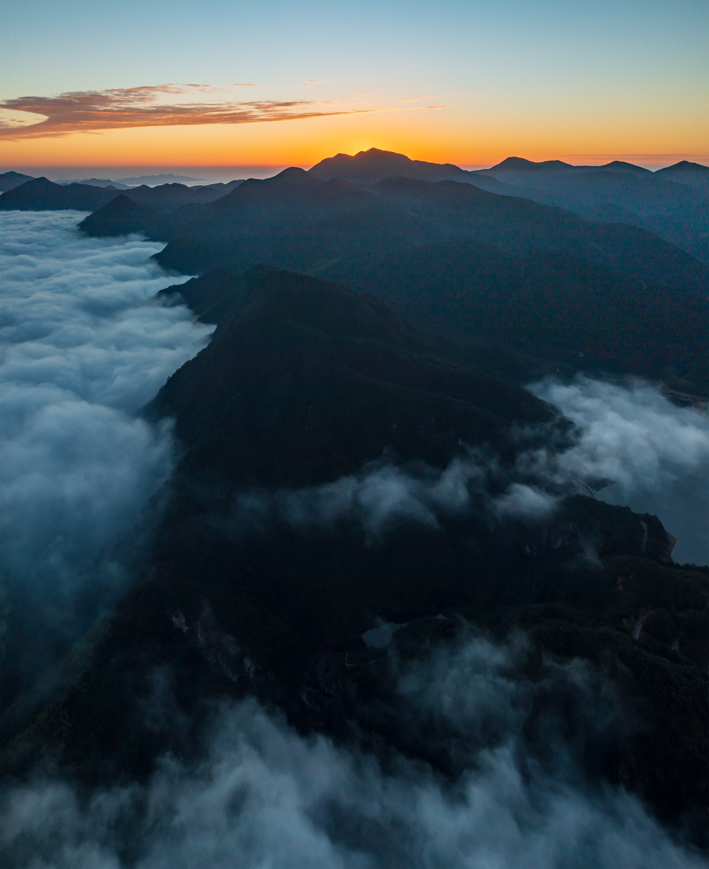 美景|畲乡景宁云海翻涌似仙境秋色美景入画来