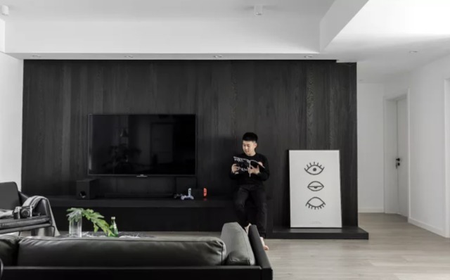 鞋柜|越看越喜欢黑白灰风格装修,高级大气,想过时都难