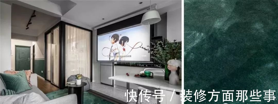 装修|44㎡长条形复古风小户型装修,时尚大气,很多人见了都羡慕!