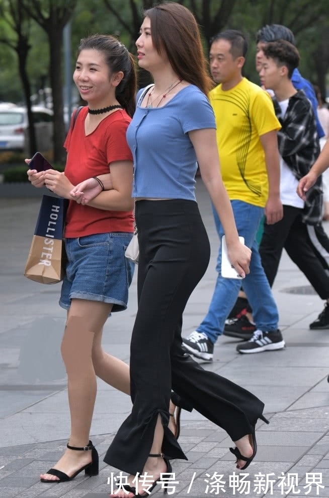 小姐姐|阔腿裤已经out了,现在流行“三分砍”,年轻人都爱穿,气质妥妥