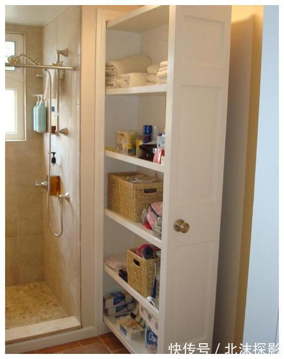 装修|第二次装修,卫生间坚持留出这40cm,收纳储物抵得上储物间
