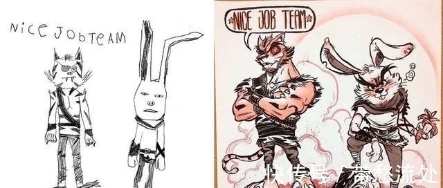 改造!17张小孩搞怪的画,没想到艺术家一改造,瞬间变得不像样!