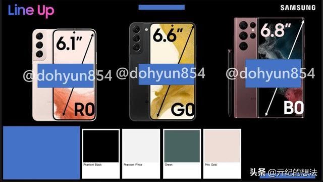 外观|三星太惨了！Galaxy S22系列被彻底曝光，外观和配置确认