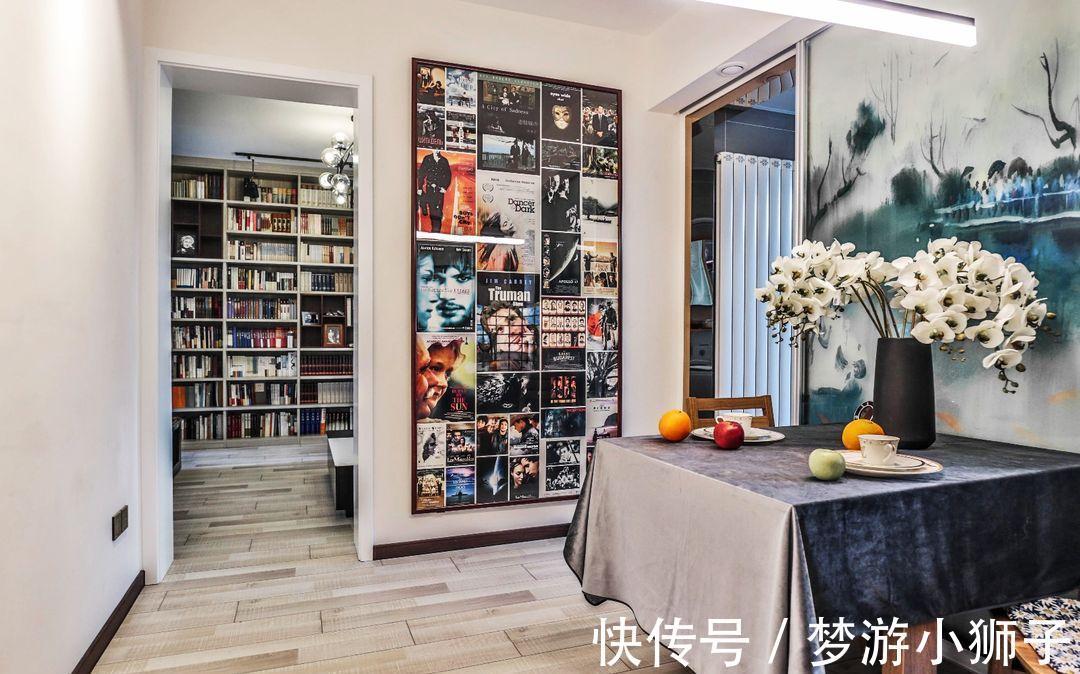 雅居|50平方米的大变身,充满书香气息和文艺氛围,打造别致雅居