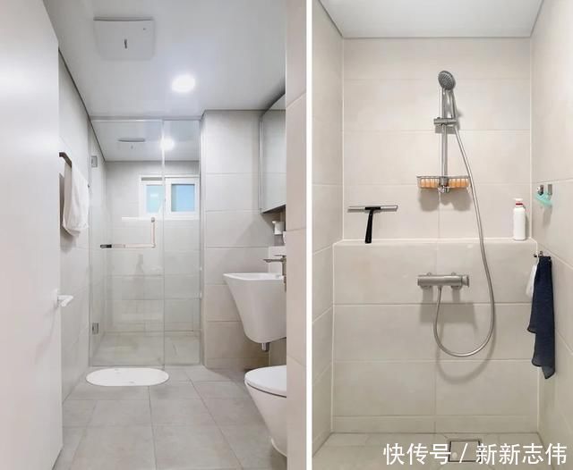 衣帽间|小夫妻爆改66㎡老龄房,不大不高级,但打通2间房后像换套豪宅