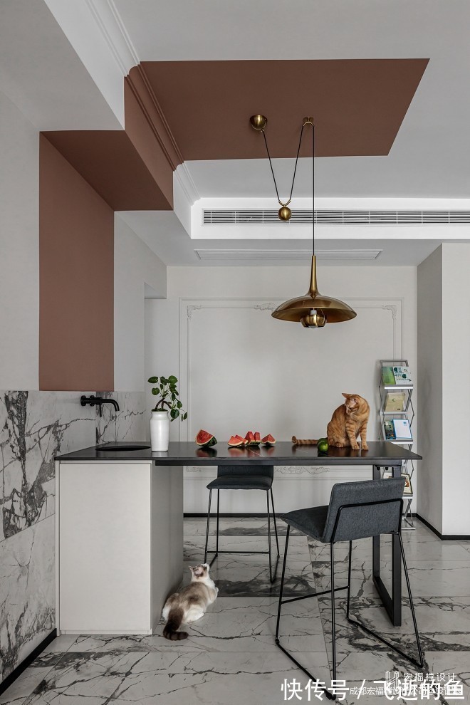 轻食简餐|90平米2居室如何做到潮流混搭风