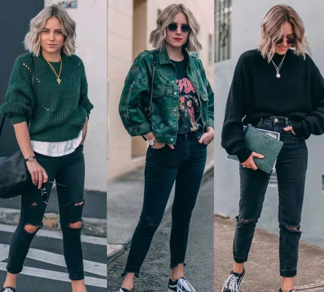 小黑裤|阔腿裤过时了，今年秋季流行“小黑裤”，小个子穿显高又时髦