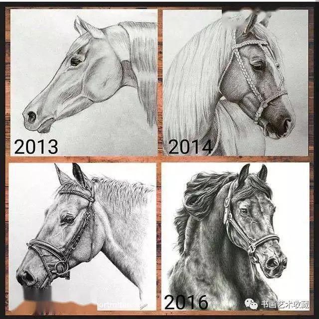  美女|一匹马画了16年！美女学渣逆袭成功，坚持下来很酷！