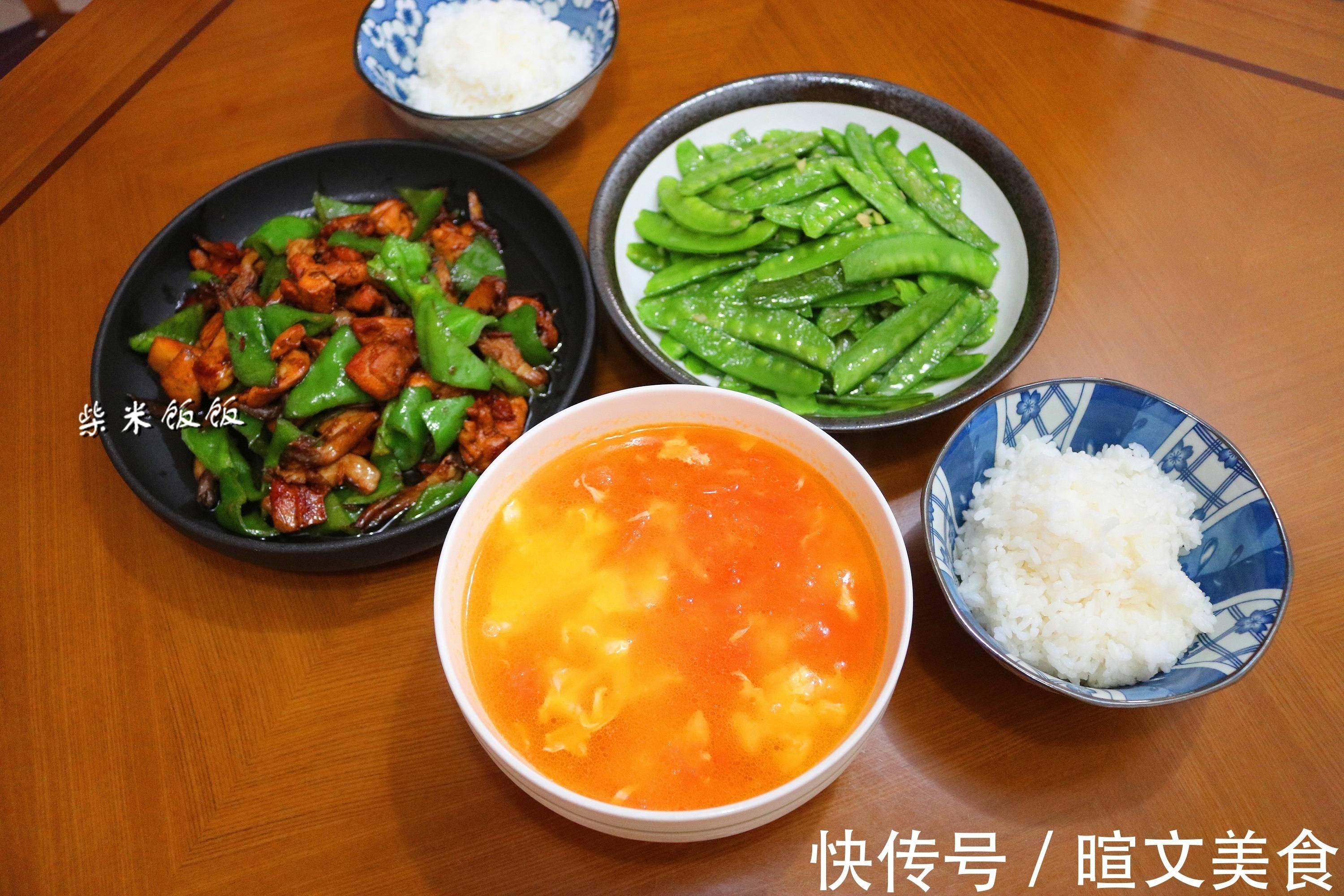 我和女儿的晚餐,2个菜1个汤,30分钟上桌,全部吃光不浪费