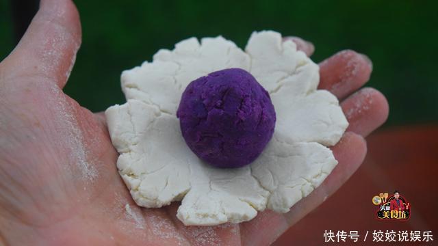 妈妈教我的紫薯糯米糍粑,做法和配方全在这里,你也做来试试看吧
