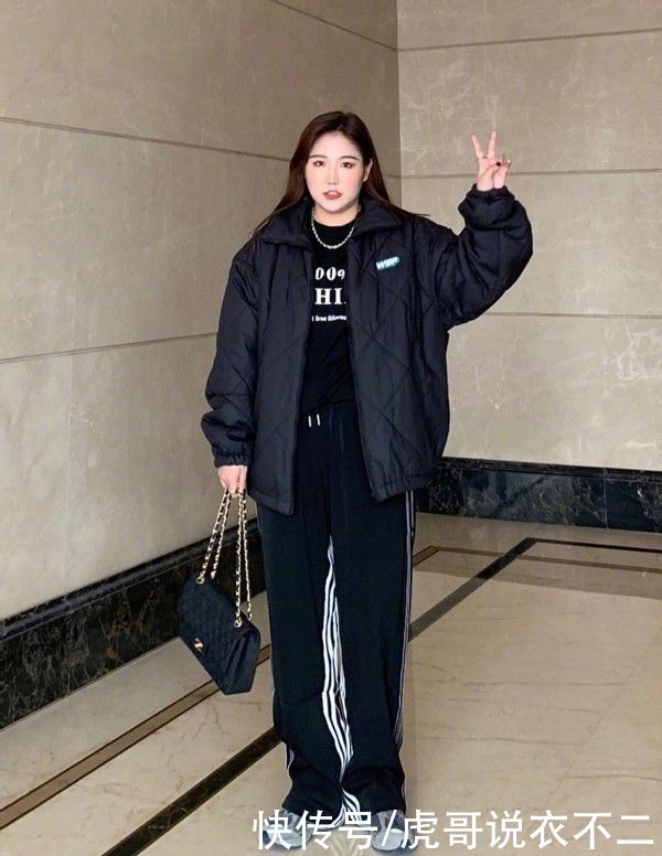 微胖女孩冬季“显瘦”有妙招，分享9套个性冬装，直接照着穿