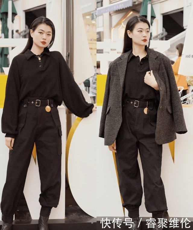 今春火了一种穿法,叫“西装+卫衣”,青春又时尚,小个子也适合