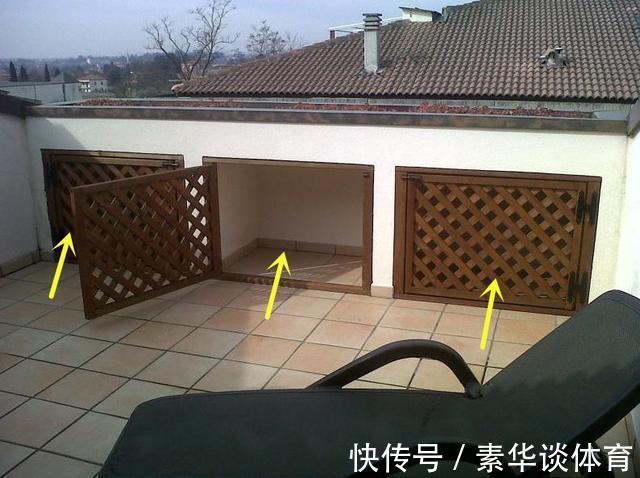 露台|既然露台不让封,不如沿墙打一整排柜子,当杂物间用,谁还拦着?