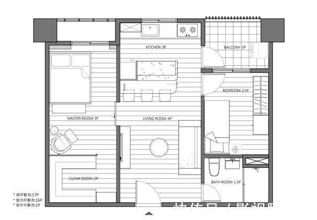 更衣室|两个女生的共居公寓,60㎡清新北欧风,拥有独居但不孤单的生活!