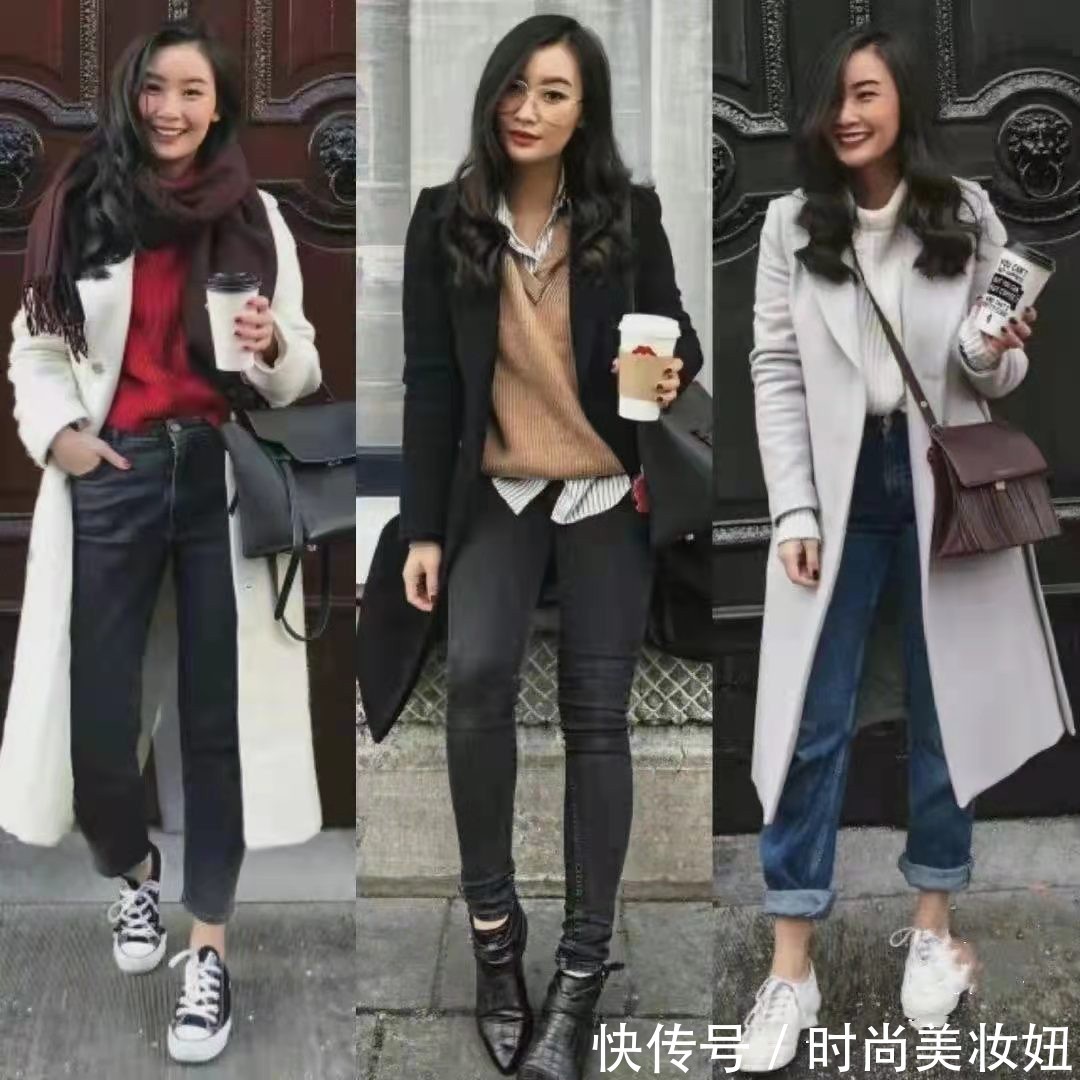 紧身裤 这是我见过最实用的大衣穿搭,高级时髦还保暖,建议收藏