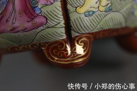 紫砂壶@清 珐琅彩紫砂壶,砂质精良