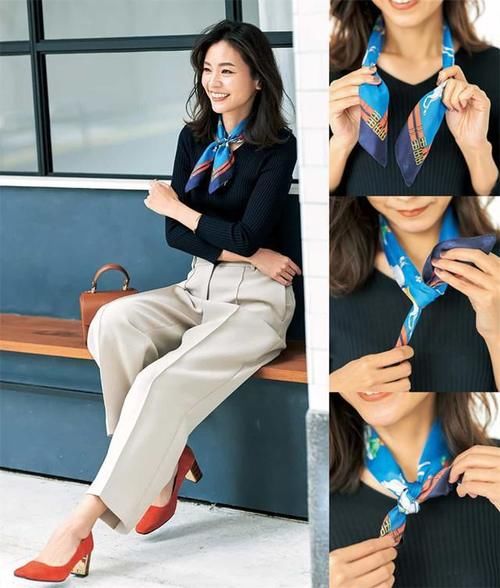 丝巾|羊毛围巾如何戴？才没有缩脖子感，日本造型师的方法原来超简单