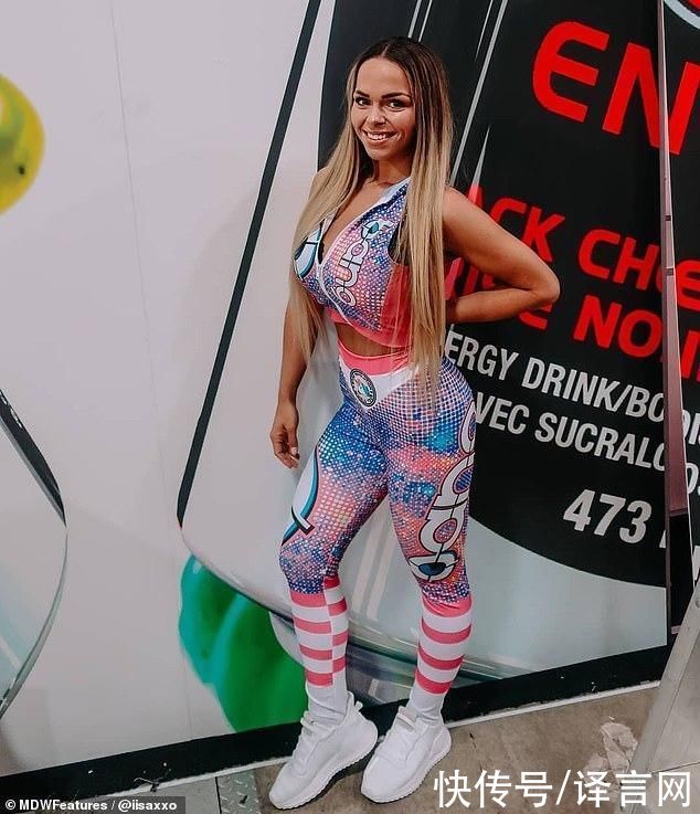 伊莎贝尔|加拿大姑娘去海滩后觉醒，从200斤胖妞变健身达人，3D身姿惹人羡