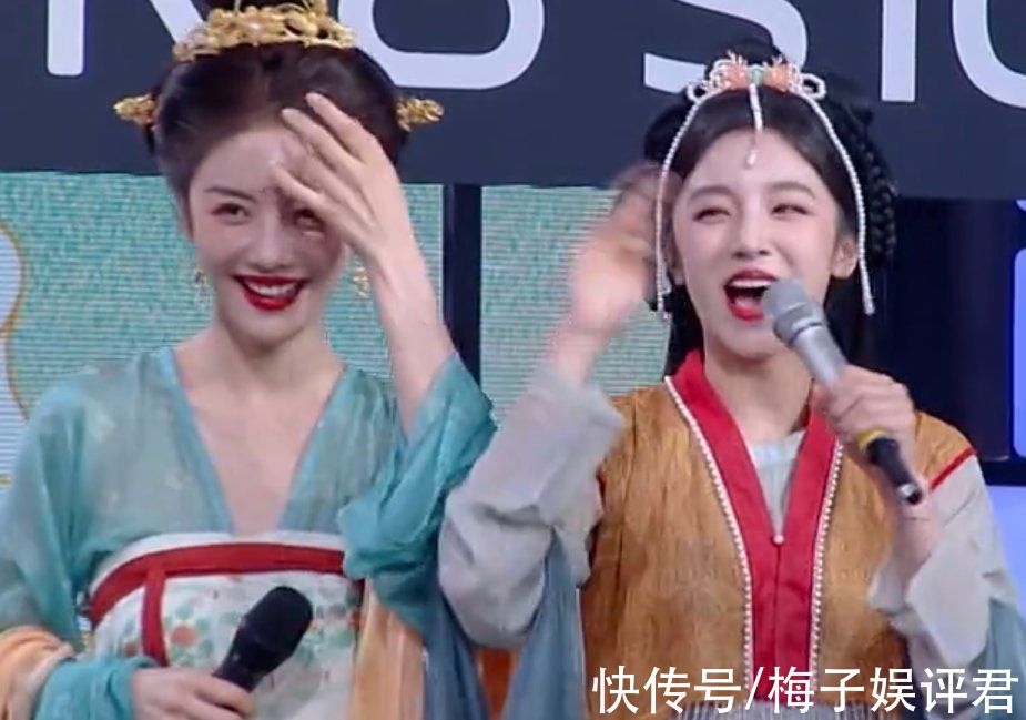 古装|《快本》全员换古装,白鹿宋雨琦穿一套,唯独她一人换了两套