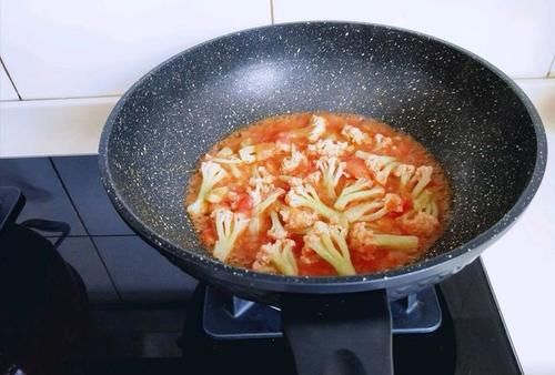 花菜|虾仁跟番茄简直就是绝配,酸酸甜甜的,下饭好吃