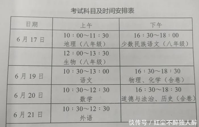 2021年乌鲁木齐市中考报名工作正式启动