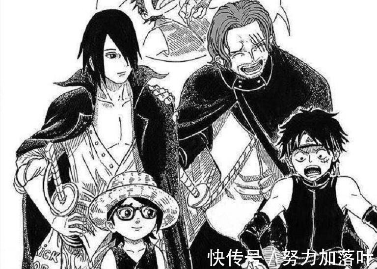 宇智波索隆|《海贼王》与《火影》联动了,宇智波索隆和漩涡路飞真香