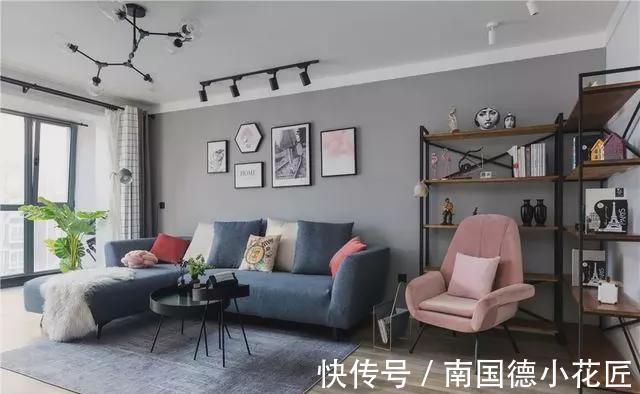 餐边柜|88平方米的北欧风小户型，照着网红款的装修设计，效果出来超好看