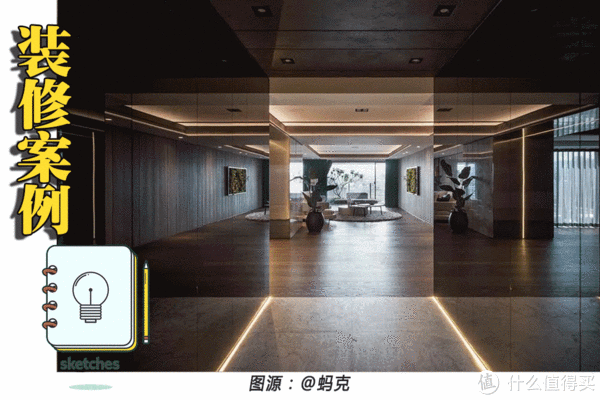 岩板|她家的装修太牛了，光是客厅就让人服气，妥妥的轻奢风装修样本